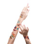 Girls power temporary tattoos
