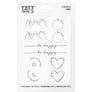 Couple paired temporary tattoos