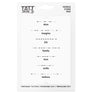 Morse code temporary tattoos TATTonme Morse code mix