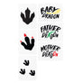 Dragon family tattoos for photoshoot
