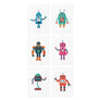 Robots kids toys temporary tattoos TATTonme Robot set