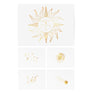 Temporary gold stars tattoos TATTONME