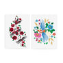 Crane birds embroidery temporary tattoos