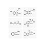 Chemical formula temporary tattoos