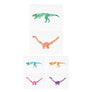Birthday dinos temporary tattoos