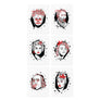 Famous portraits temporary tattoos