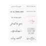 Phrases temporary tattoos