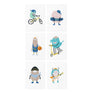 Monsters kids temporary tattoos TATTonme Monsters set