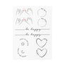 Couple paired temporary tattoos