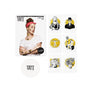 Punk Art temporary tattoos TATTonme Punk Art set