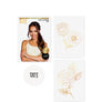Temporary gold flowers tattoos TATTONME