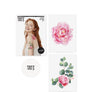 Flowers Peony bloom temporary tattoos TATTonme Peony Bloom set