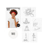 Yoga temporary tattoos TATTonme Yoga set