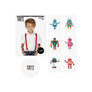 Robots kids toys temporary tattoos TATTonme Robot set