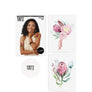 Protea flowers temporary tattoos TATTonme Protea set
