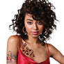 Crane birds embroidery temporary tattoos