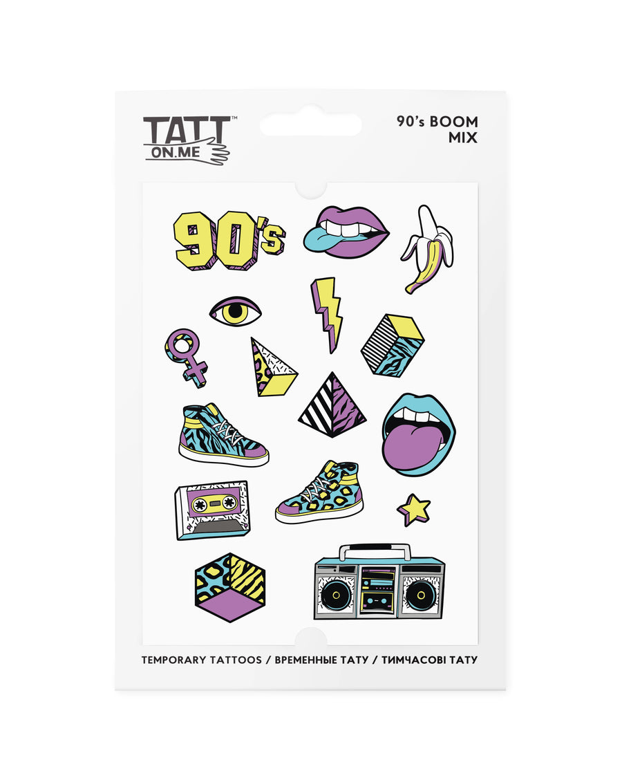 90s temporary tattoos