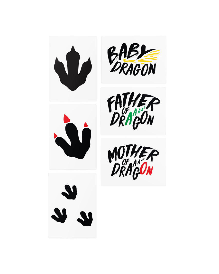 Dragon family tattoos for photoshoot