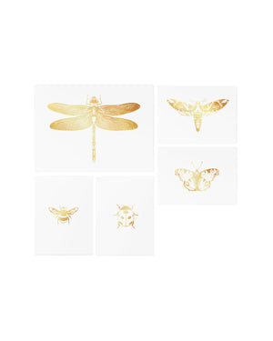 Gold Dragonfly set