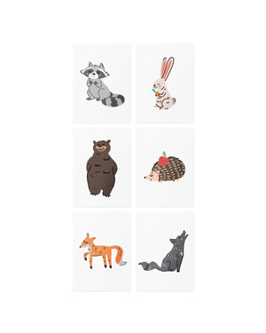 AR Forest animals set