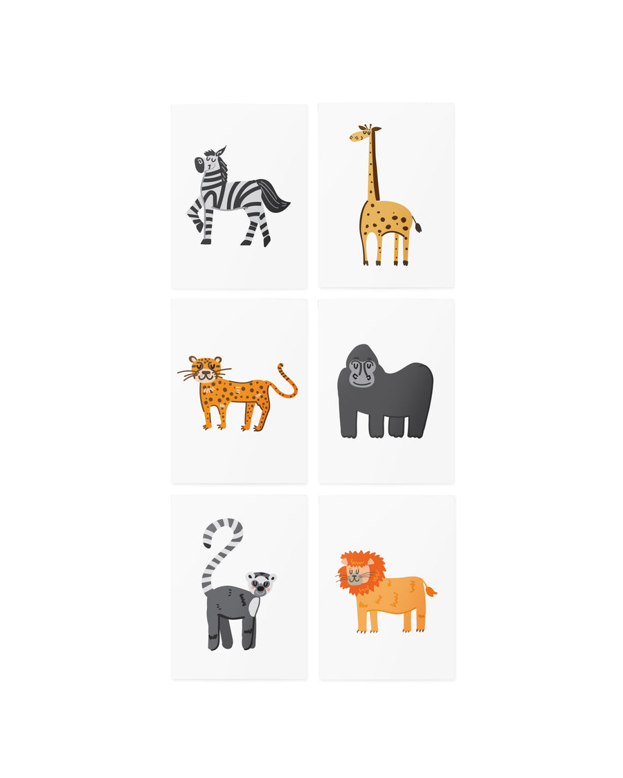 AR African animals set