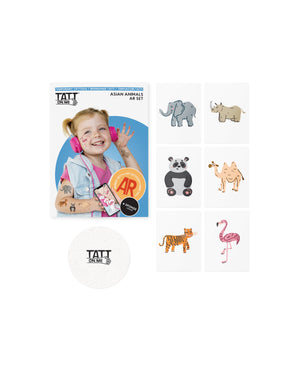 AR Asian animals set