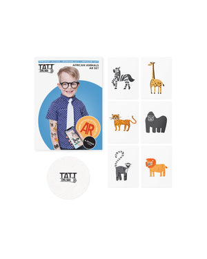 AR African animals set